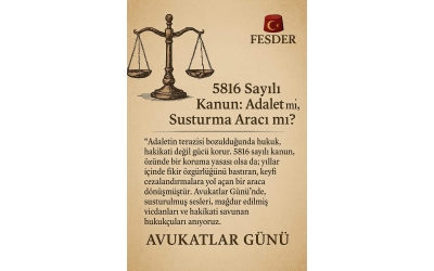 5 Nisan Dünya Avukatlar Günü Münasebetiyle